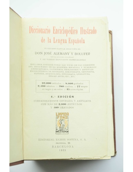 Diccionario enciclopédico ilustrado de la lengua española Solar del Bruto