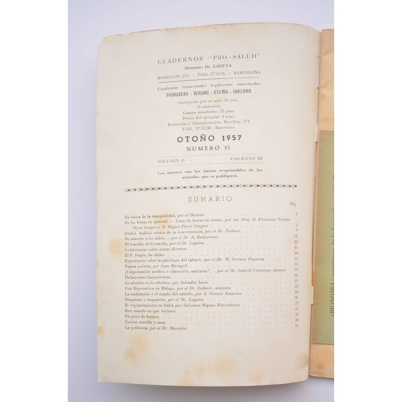 Pro-Salud : normas para alcanzar una vida larga...