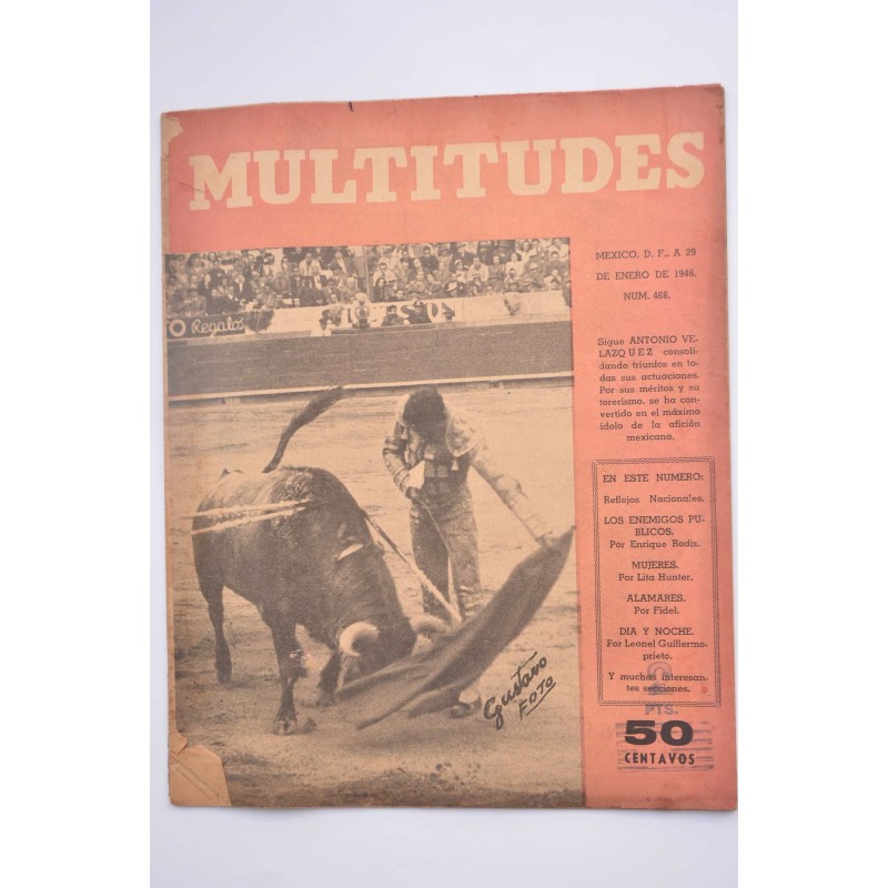 Multitudes : semanario gráfico de información y crítica.- Nº 468 (29 junio de 1948)