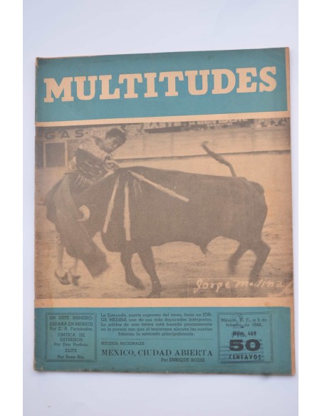 Multitudes : semanario gráfico de información y crítica.- Nº 469 (5 febrero de 1948)
