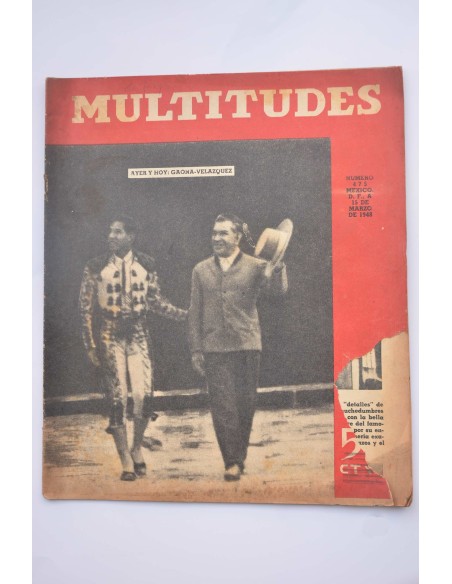 Multitudes : semanario gráfico de información y crítica.- Nº 475 (15 marzo de 1948)