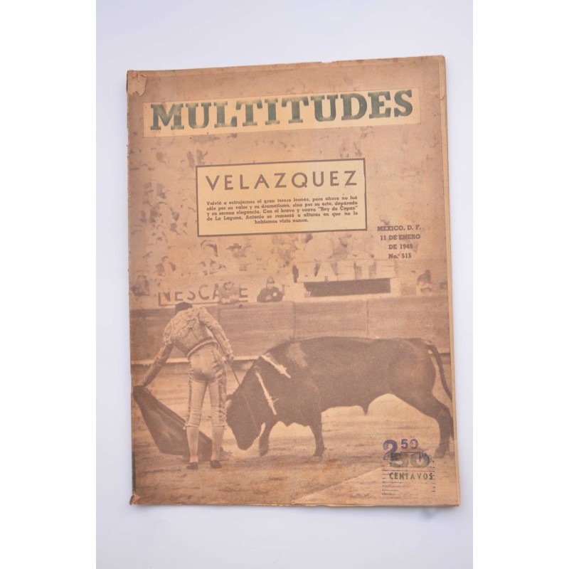 Multitudes : semanario gráfico de información y crítica.- Nº 515 (11 enero de 1949)