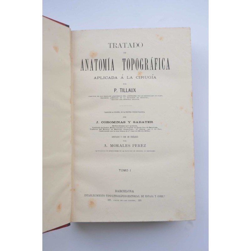 Tratado de anatomía topográfica aplicada a la...