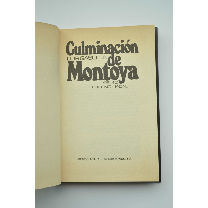 Culminación de Montoya