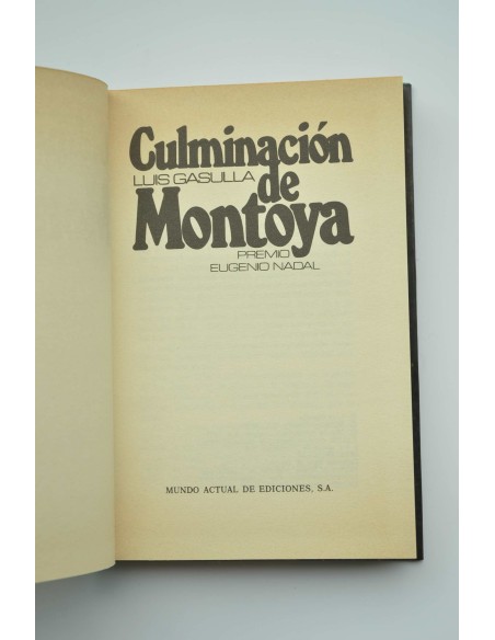 Culminación de Montoya