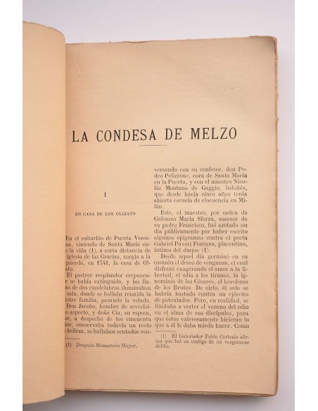 La condesa de Melzo : historia del siglo XV