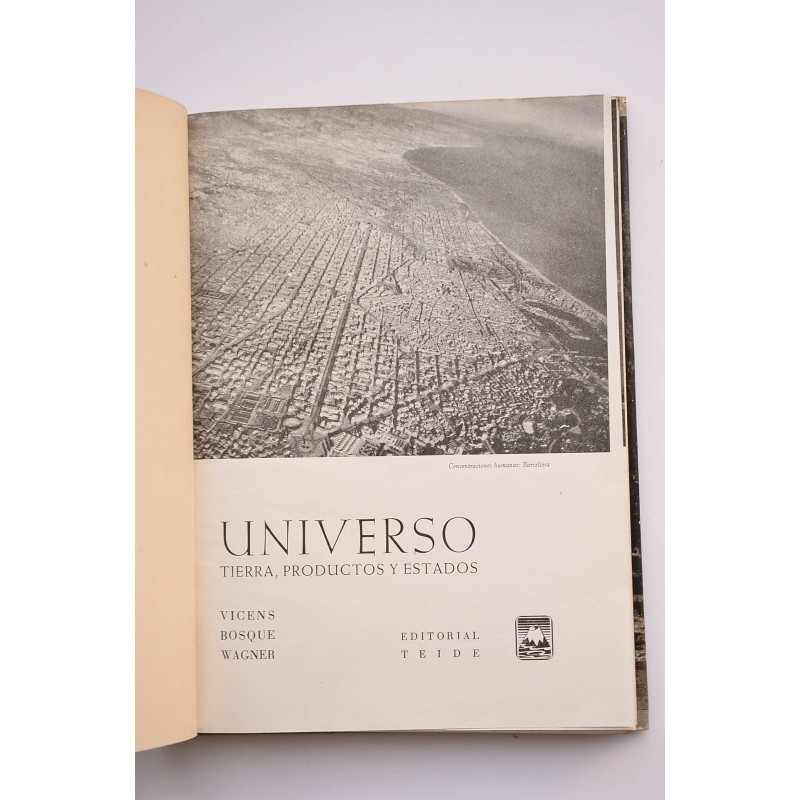 Universo, tierra, productos y estados