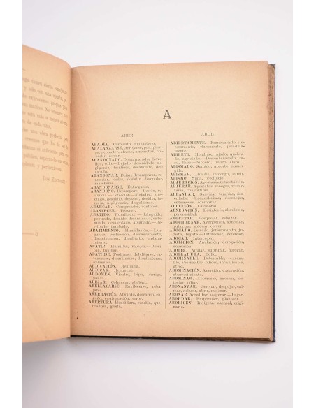 Sinónimos : repertorio de palabaras usuales castellanas de sentido análogo, semejante o aproximado