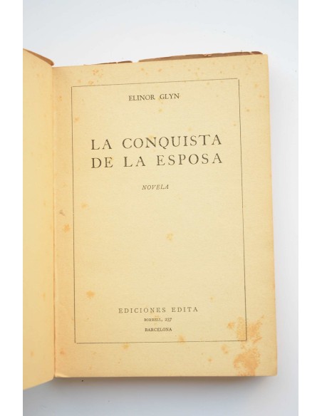 La conquista de la esposa : novela