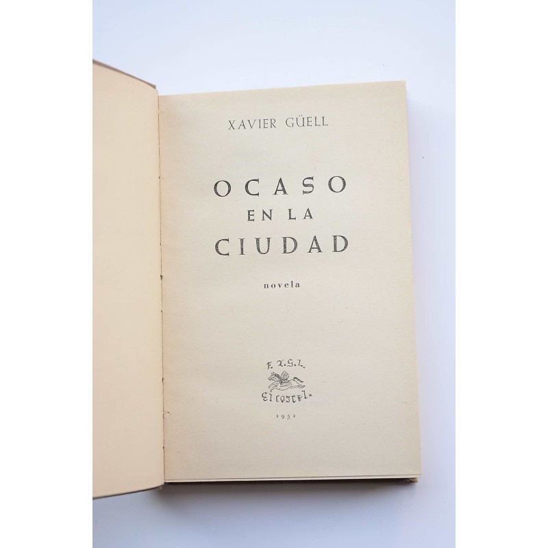 Ocaso en la ciudad : novela
