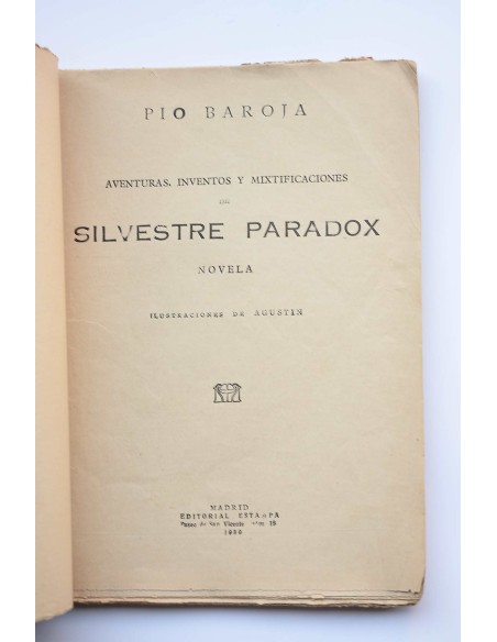 Aventuras, inventos y mixtificaciones de Silvestre Paradox 