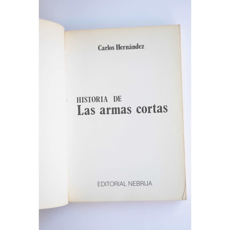Historia de las armas cortas