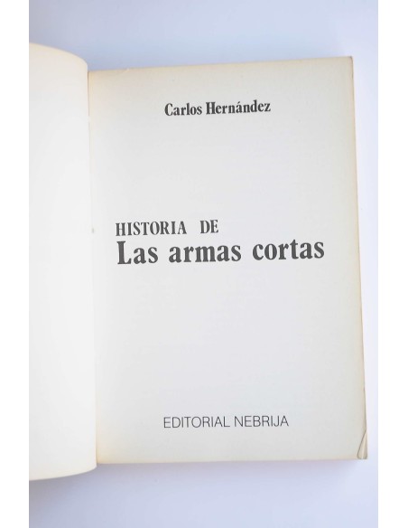 Historia de las armas cortas