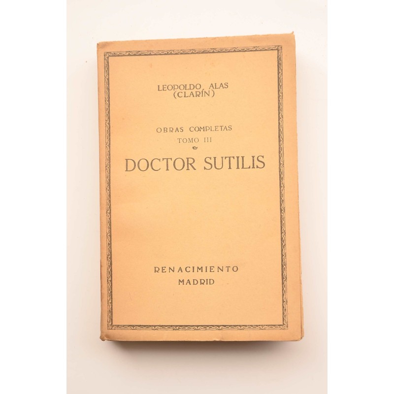 Doctor sutilis : cuentos
