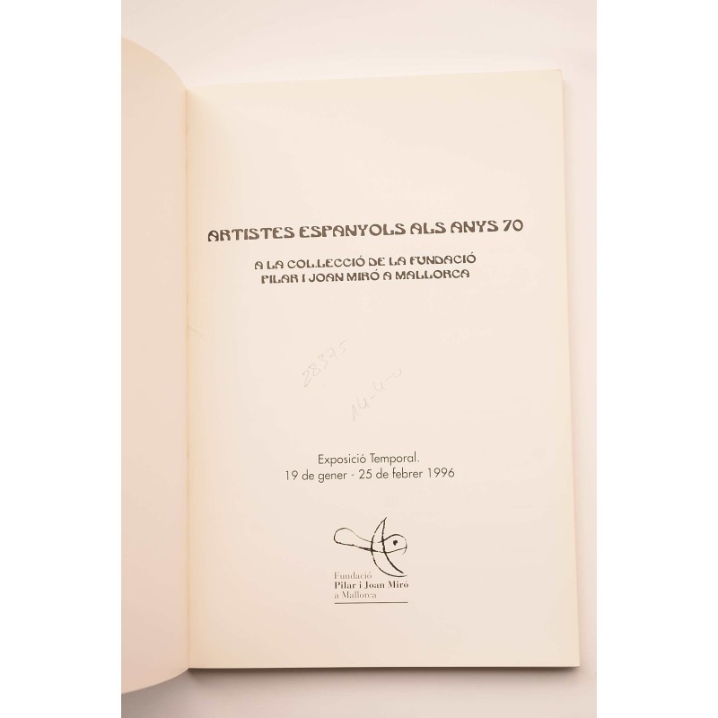 Artistes Espanyols Als Anys 70 : a la...