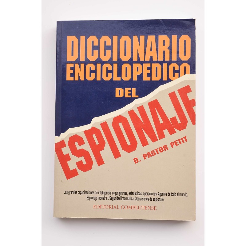 Diccionario enciclopédico del espionaje