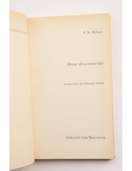 Amor desconocido