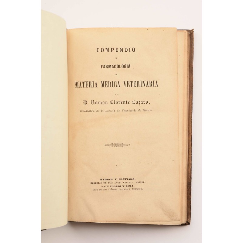 Compendio de farmacología ó materia médica...
