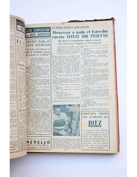 Diez Minutos : revista semanal.-- Año I, Nº 2 (8 septiembre, 1951)-Año II, Nº 19 (6 enero, 1952)