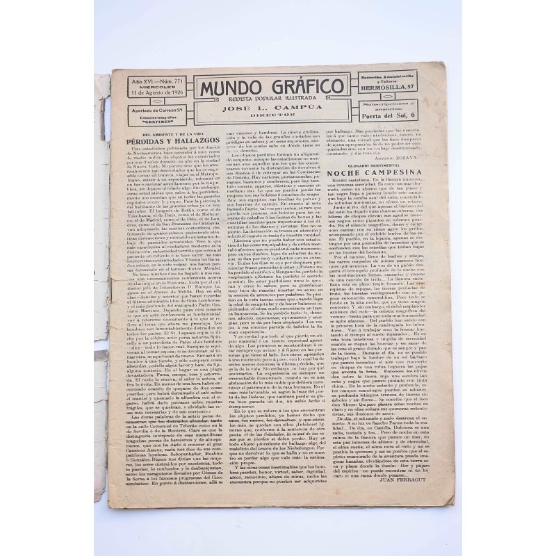 Mundo Gráfico : revista popular ilustrada -  Nº...