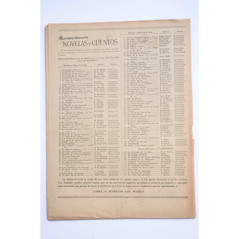 La pista de un crimen : novela policíaca