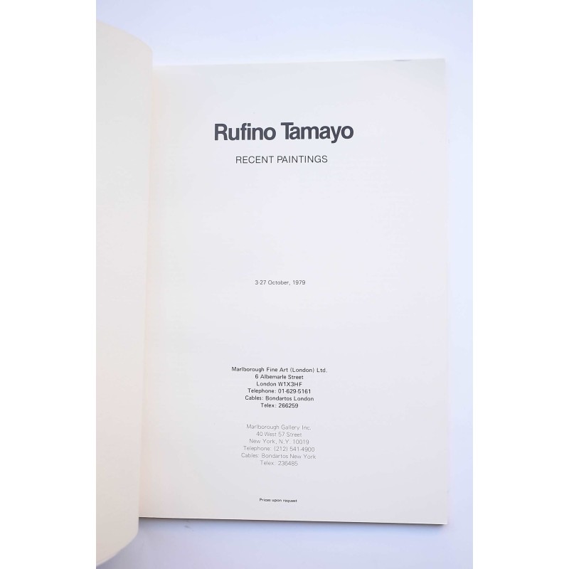 Rufino Tamayo : recent paintings