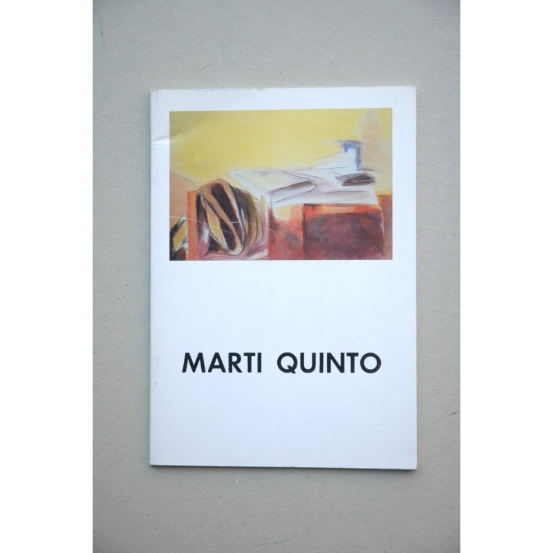 Martí Quinto. El placer de leer : pinturas : [catálogo de exposiciones] : Madrid, Galería Juana Mordó, 14 septiembre al 8 octubr