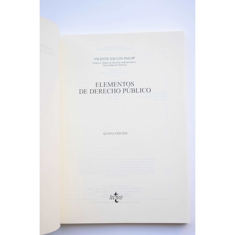 Elementos de derecho público