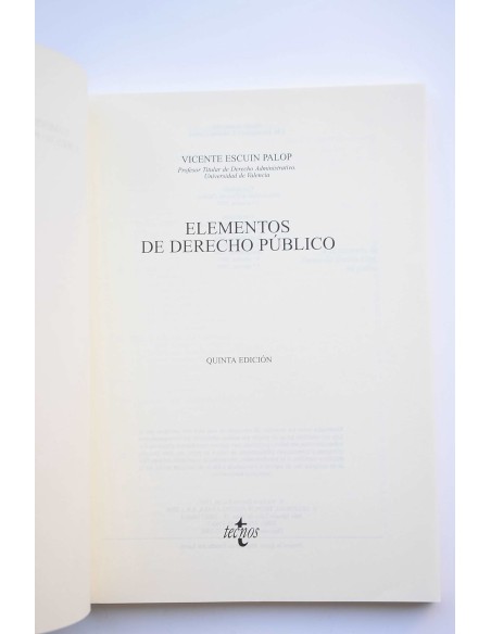 Elementos de derecho público