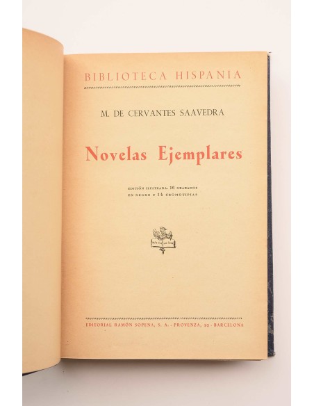 Novelas ejemplares