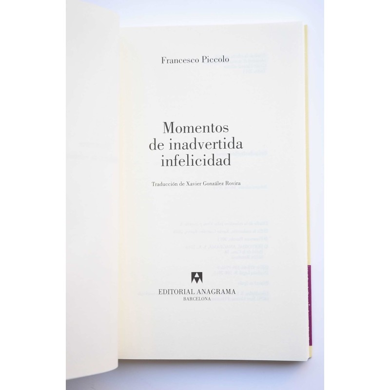 Momentos de inadvertida infelicidad