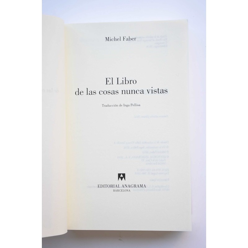El libro de las cosas nunca vistas