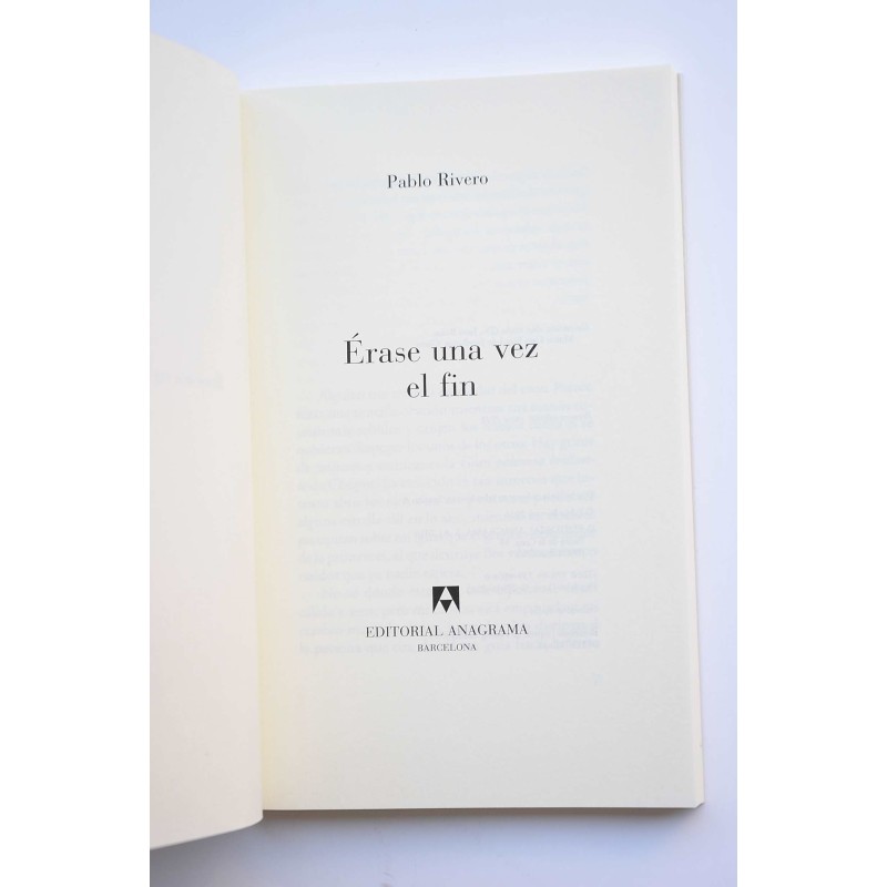 Érase una vez el fin