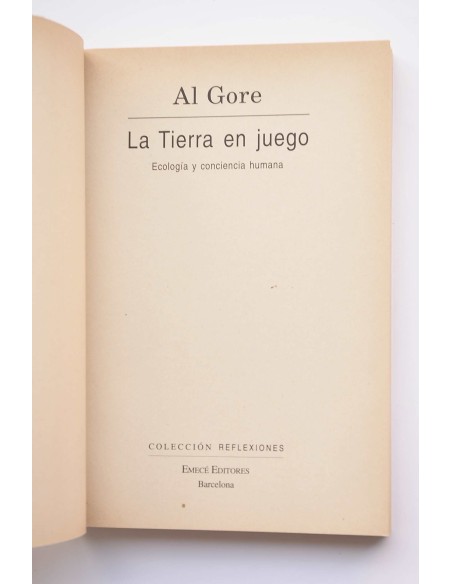 La Tierra en juego. Ecología y conciencia humana