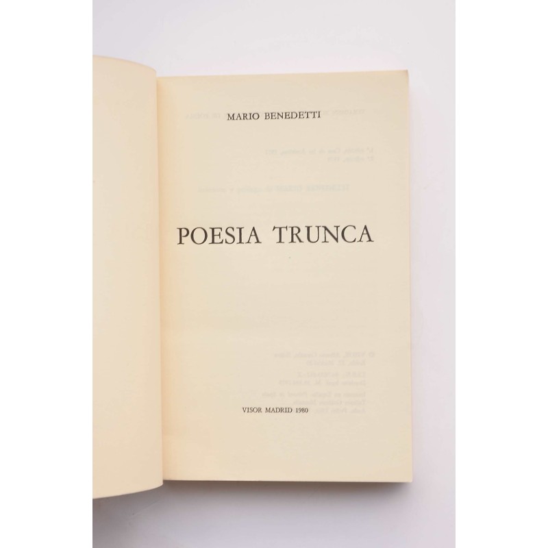 Poesía trunca