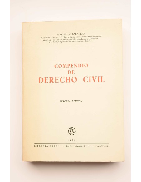 Compendio de derecho civil
