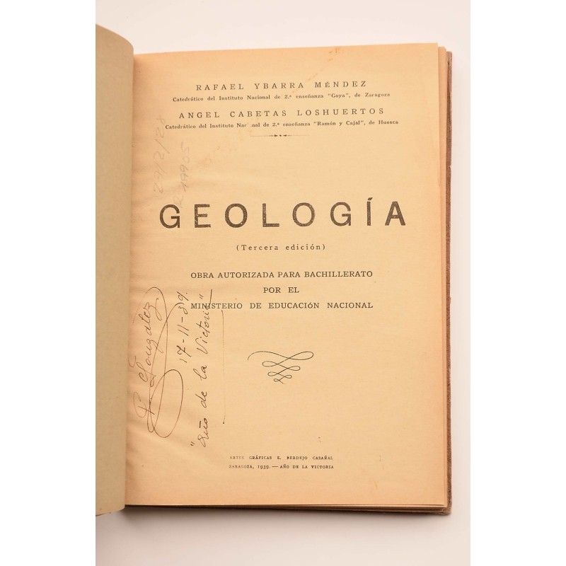 Geología. 6º Curso