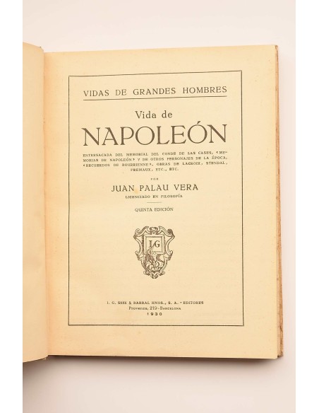 Vida de Napoleón