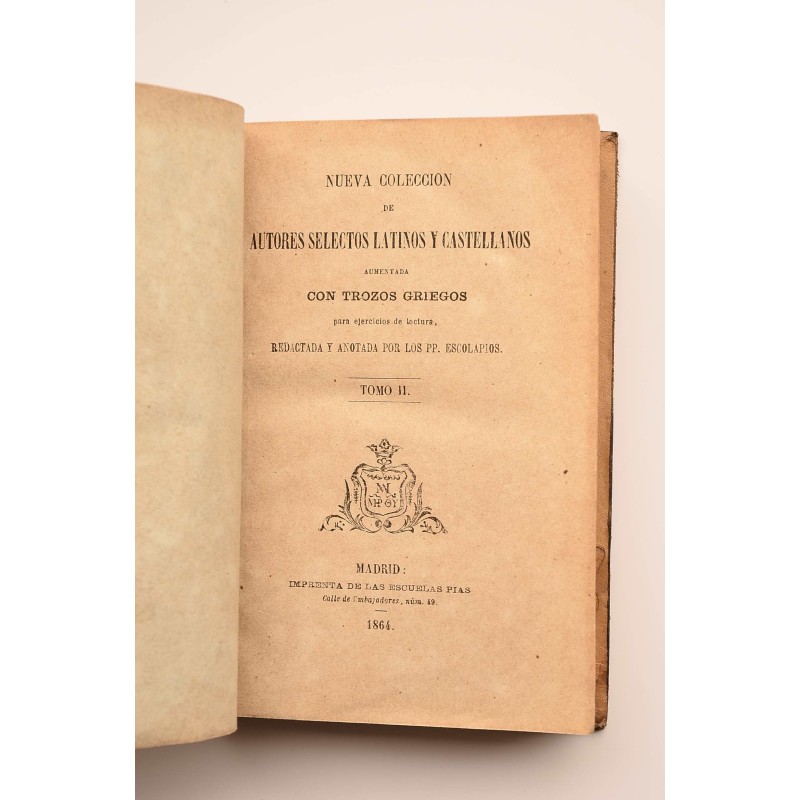 Nueva colección de autores selectos latinos y...