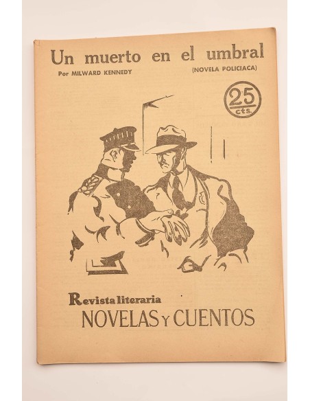 Un muerto en el umbral : novela policíaca