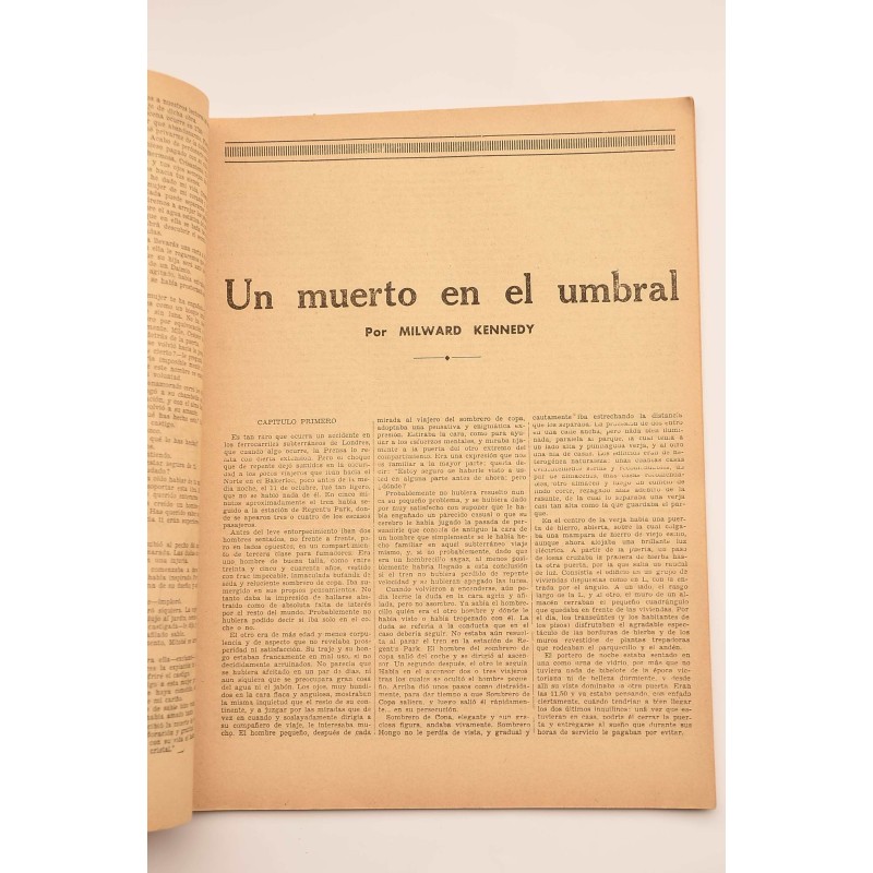 Un muerto en el umbral : novela policíaca