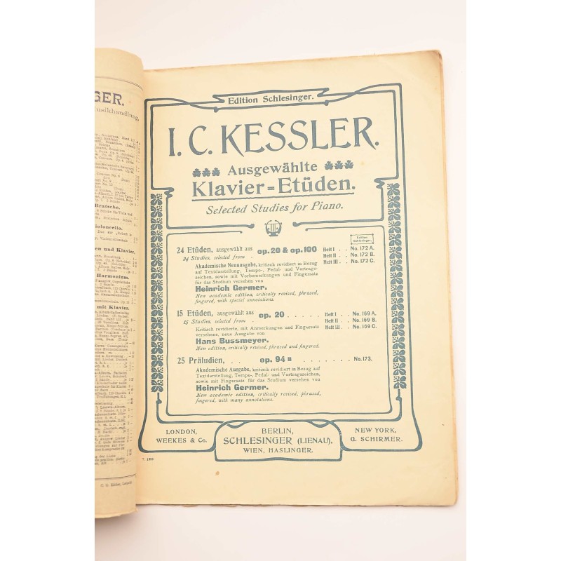 Ausgewählte Klavier-Etüden selected studies for...