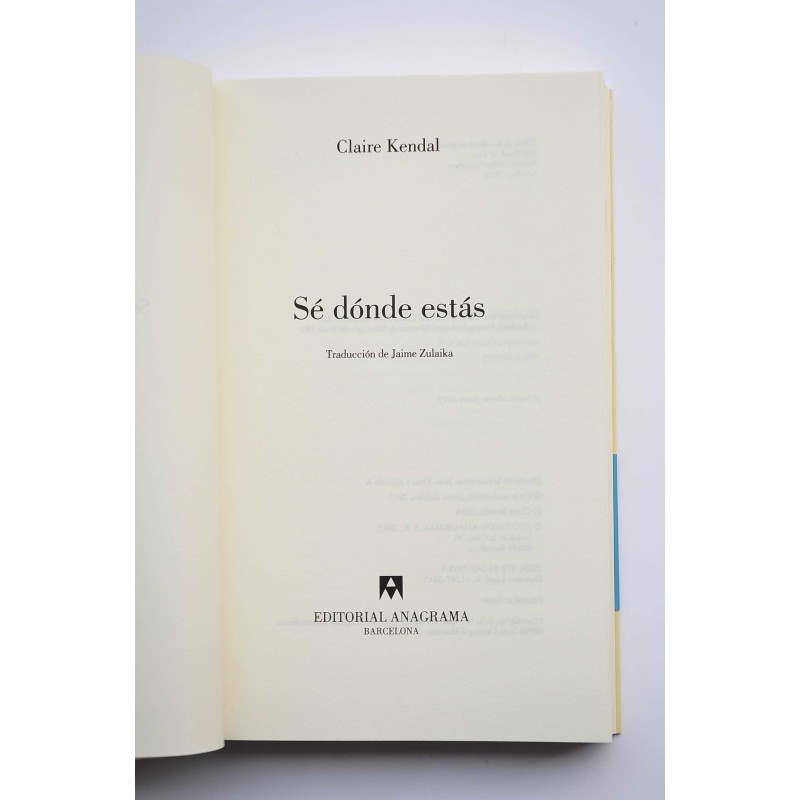 Sé dónde estás