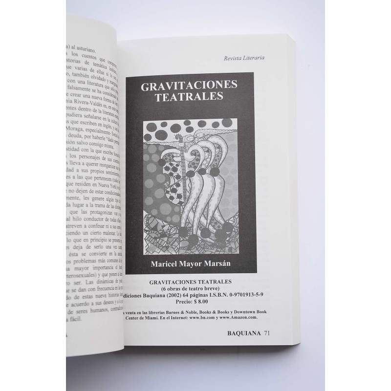 Baquiana. Revista literaria, Anuario IV, 2002-2003