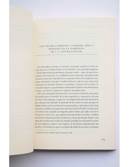 Visiones y apariciones de un escritor: José Luis Castillo-Puche