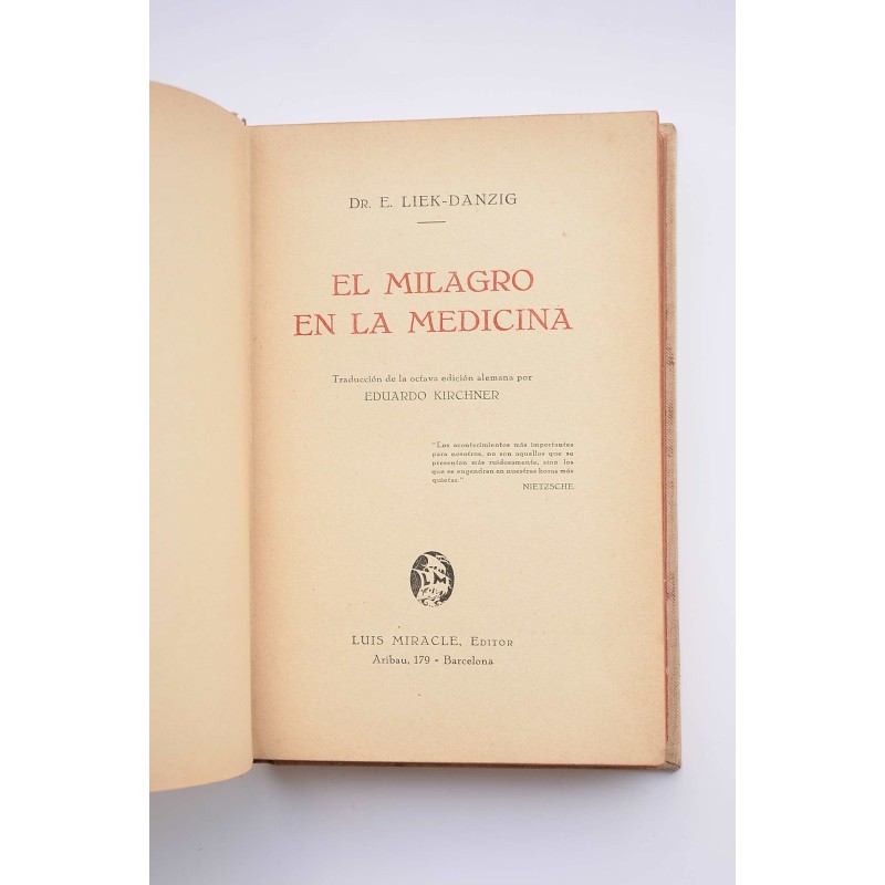 El milagro en la medicina