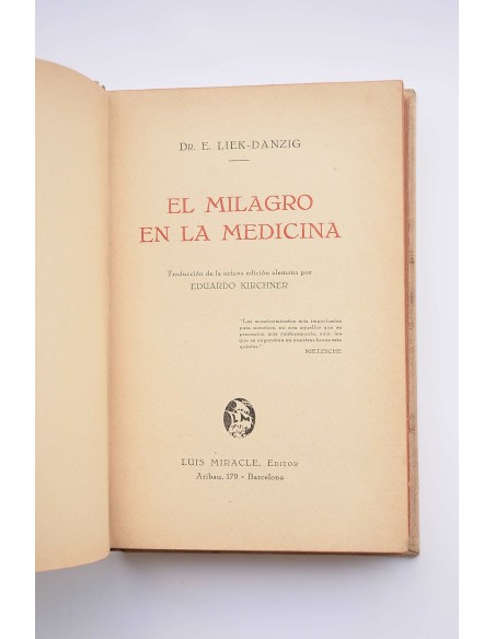 El milagro en la medicina