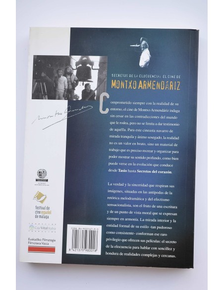 Secretos de la elocuencia : el cine de Montxo Armendáriz