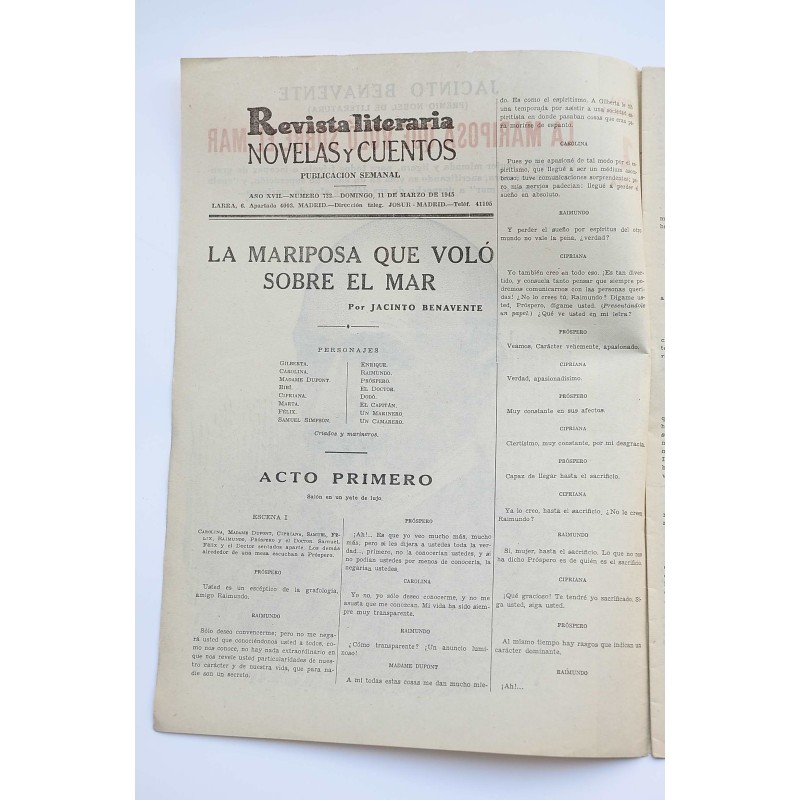 La mariposa que voló sobre el mar