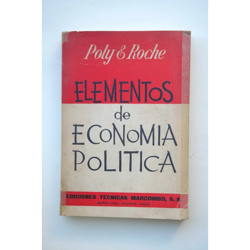 Elementos de economía politica